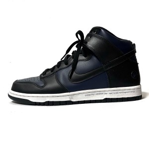 ナイキ スニーカー 28.5 メンズ 美品 DUNK HIGH CITY PACK DJ0383-400 ネイビー×黒×白 ハイカット/FRAGMENT DESIGN【中古】20240521