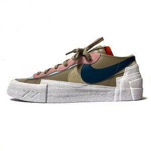 ナイキ NIKE スニーカー 28.5 メンズ 新品同様 BLAZER LOW REED DM7901-200 ベージュ×グリーン×マルチ レザー【中古】20240521