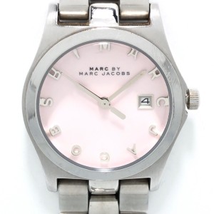 マークジェイコブス MARC BY MARC JACOBS 腕時計 MBM9036 レディース デイト ピンク【中古】20240426