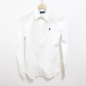 ポロラルフローレン POLObyRalphLauren 長袖シャツ サイズ4 XL メンズ 美品 白【中古】20240419