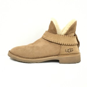 アグ UGG ショートブーツ 24 レディース マッケイ 1012358 ライトブラウン ムートン【中古】20240227