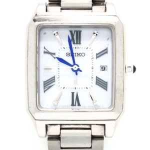 セイコー SEIKO 腕時計 LUKIA(ルキア) 1B22-0CF0 レディース 電波 白【中古】20240209