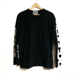 シーディージー CDG 長袖Tシャツ サイズL メンズ - 黒 クルーネック【中古】20240227