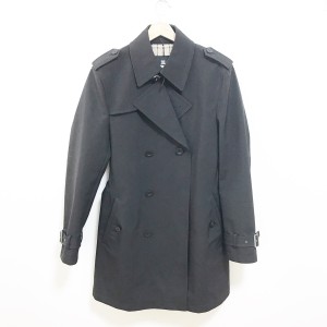 バーバリーブラックレーベル Burberry Black Label トレンチコート サイズL メンズ - 黒 長袖/春/秋【中古】20240409