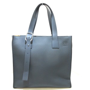 ロエベ LOEWE トートバッグ レディース バックルジッパートート B692K99X02 オニキスブルー(ブルーグレー) 【中古】20240405