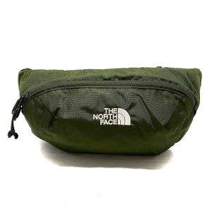 ノースフェイス THE NORTH FACE ウエストポーチ レディース オリオン NM71902 グリーン×ライトグレー ナイロン【中古】20240216