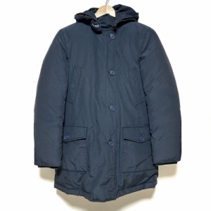 ウールリッチ WOOLRICH ダウンコート サイズXS レディース - 黒 長袖/冬/ファー社外品のため撮影時破棄【中古】20240209