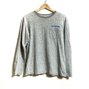 ノースフェイス THE NORTH FACE 長袖Tシャツ サイズM メンズ - ライトグレー【中古】20240227