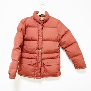 ノースフェイス THE NORTH FACE ダウンジャケット レディース - レッド 長袖/冬【中古】20240209