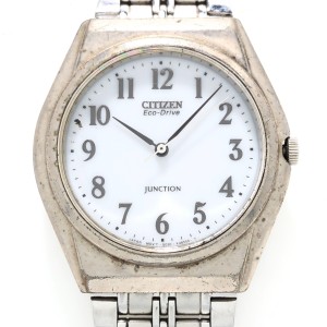 シチズン CITIZEN 腕時計 ジャンクション E030-K14897CK メンズ 白【中古】20240210