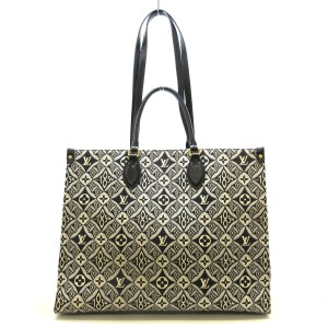 ルイヴィトン LOUIS VUITTON トートバッグ SINCE 1854 レディース オンザゴーGM M57207 グレー【中古】20240203