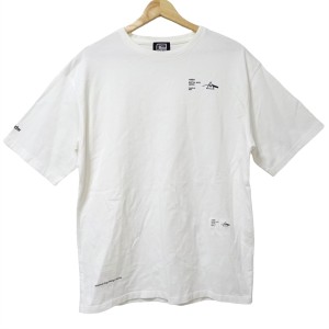 リバーサル reversal バッグ 半袖Tシャツ サイズM メンズ - 白×黒 クルーネック【中古】20240317