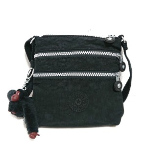 キプリング Kipling ショルダーバッグ レディース 美品 - 黒 ミニバッグ ナイロン【中古】20240309