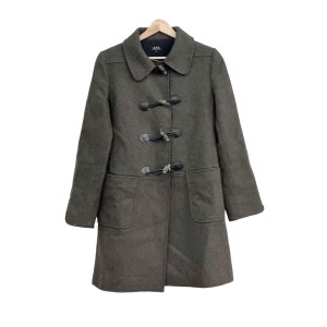 アーペーセー A.P.C. ダッフルコート サイズ36 XS メンズ 美品 - ダークグレー 長袖/秋/冬【中古】20240212