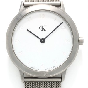 カルバンクライン CalvinKlein 腕時計 - K3111/K3112 メンズ シルバー【中古】20240306