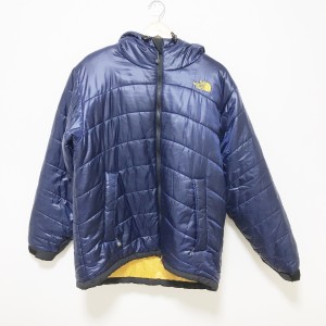 ノースフェイス THE NORTH FACE ブルゾン サイズS メンズ - ネイビー 長袖/中綿/冬【中古】20240307