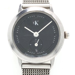 カルバンクライン CalvinKlein 腕時計 - K3331 レディース 黒【中古】20240216