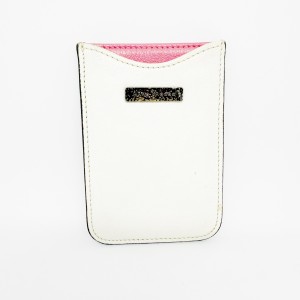 マークジェイコブス MARC JACOBS パスケース レディース - 白×ピンク レザー【中古】20240305