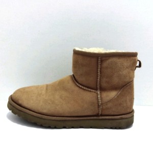 アグ UGG ショートブーツ メンズ クラシックミニ 1002072 ブラウン ムートン【中古】20240315