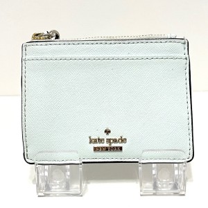 ケイトスペード Kate spade コインケース レディース キャメロンストリート メロディー PWRU5447 ライトブルー レザー【中古】20240214