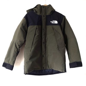 ノースフェイス THE NORTH FACE ダウンジャケット サイズS メンズ 新品同様 - カーキ×黒 長袖/GORE-TEX/冬【中古】20240304