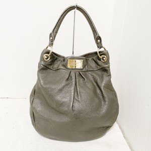 マークバイマークジェイコブス MARC BY MARC JACOBS ハンドバッグ レディース - グレー レザー【中古】20240304