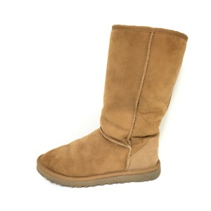 アグ UGG ロングブーツ 24 レディース クラシックトール 5815 ブラウン ムートン【中古】20240328