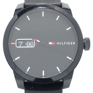 トミーヒルフィガー TOMMY HILFIGER 腕時計 - TH.306.1.47.2265 メンズ 黒【中古】20240305