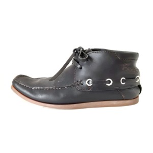 グッチ GUCCI ショートブーツ 39 レディース - 170304 黒 チャッカブーツ レザー【中古】20240315