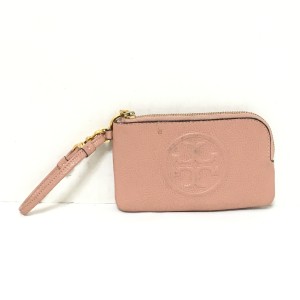 トリーバーチ TORY BURCH コインケース レディース - ベージュ カードケース付き レザー【中古】20240304