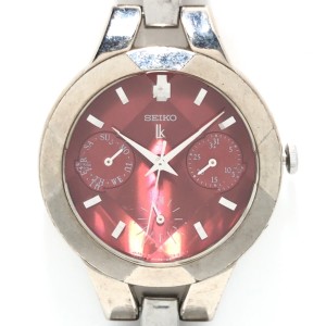 セイコー SEIKO 腕時計 LUKIA(ルキア) 5Y89-0A70 レディース ボルドー【中古】20240305