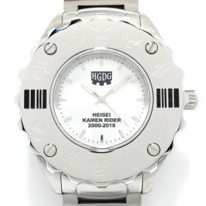 ハロルズギア HAROLD'S GEAR 腕時計 美品 - メンズ シルバー【中古】20240229