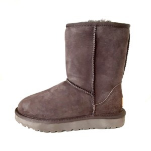 アグ UGG ショートブーツ JAPAN 22 レディース 美品 クラシックショート2 1016223 ダークブラウン ムートン【中古】20240316