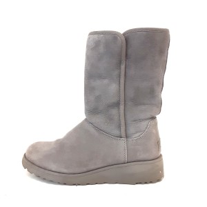 アグ UGG ショートブーツ JAPAN 24.5 レディース - 1013428 グレー ムートン【中古】20240423