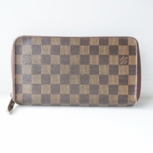 ルイヴィトン LOUIS VUITTON 長財布 ダミエ レディース ジッピーオーガナイザー N60003 エベヌ ダミエ・キャンバス【中古】20240410