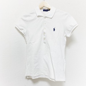 ポロラルフローレン POLObyRalphLauren 半袖ポロシャツ サイズS レディース 美品 - 白【中古】20240327