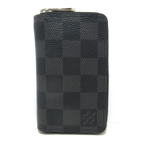 ルイヴィトン LOUIS VUITTON コインケース ダミエグラフィット レディース 美品 ジッピーコインパース N63076【中古】20240402