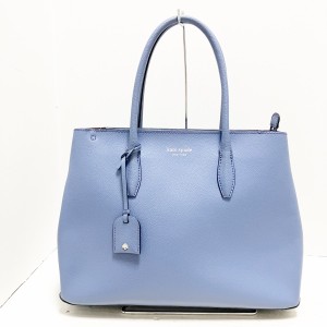 ケイトスペード Kate spade ハンドバッグ レディース - WKUR6113 ブルーグレー レザー【中古】20240403