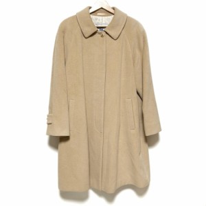 バーバリーズ Burberry's コート サイズ9 M レディース - ベージュ 長袖/秋/冬 毛【中古】20240326