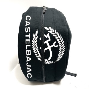 カステルバジャックスポーツ CastelbajacSport リュックサック レディース - 黒×白 化学繊維【中古】20240405