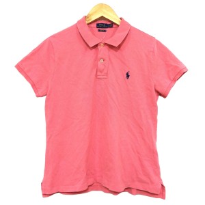 ポロラルフローレン POLObyRalphLauren 半袖ポロシャツ レディース 美品 - ピンク【中古】20240405