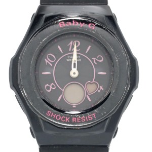 カシオ CASIO 腕時計 Baby-G BGA-1030 レディース タフソーラー/電波 黒【中古】20240414