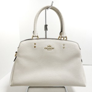 コーチ COACH ハンドバッグ レディース ミニ リリー キャリーオール 91146 白 レザー【中古】20240405