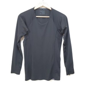 パタゴニア Patagonia 長袖カットソー サイズXXS XS メンズ 美品 - 黒 クルーネック【中古】20240402