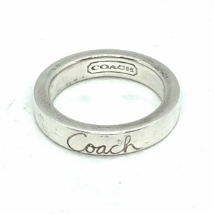 コーチ COACH リング レディース 美品 - シルバー【中古】20240404