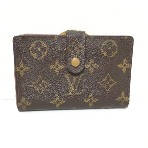 ルイヴィトン LOUIS VUITTON 2つ折り財布 モノグラム レディース ポルトモネビエヴィエノワ M61663 - がま口【中古】20240421