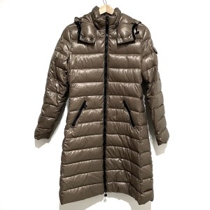 モンクレール MONCLER ダウンコート サイズ1 S レディース MOKA(モカ) ブラウン 長袖/冬【中古】20240409