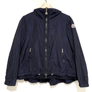 モンクレール MONCLER ブルゾン サイズ0 XS レディース ROMBOU ダークネイビー 長袖/春/秋【中古】20240409