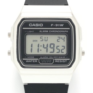 カシオ CASIO 腕時計 - F-91W メンズ 黒【中古】20240328