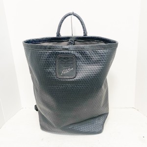 ペレボルサ PELLE BORSA リュックサック レディース - 黒 レザー【中古】20240323